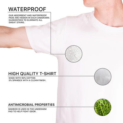 Sweat Proof Crewneck T-Shirt